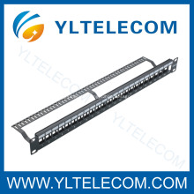 24port Blank Patch Panel with Cable Manager